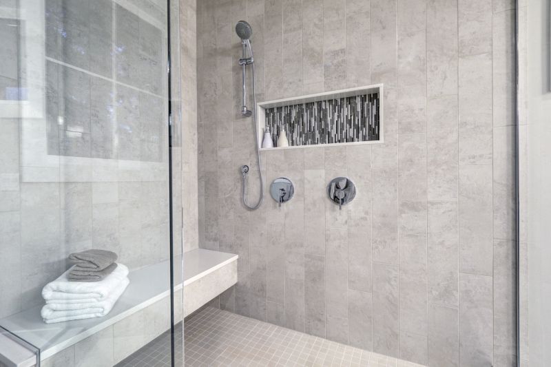 Shower with Recessed Storage Niche